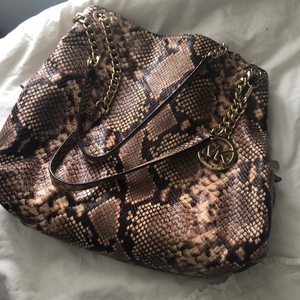Snake design Michael Kors bag
